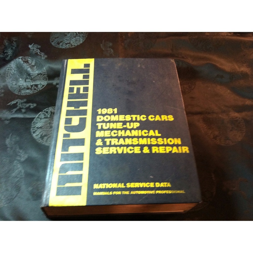 Mitchell 1981 Domestic Cars Tune-up Mechanical & Transmission Service & Repair‎